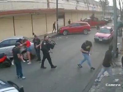 Policía de la CDMX dispara y mata a sujeto en riña callejera en la Morelos (Video)