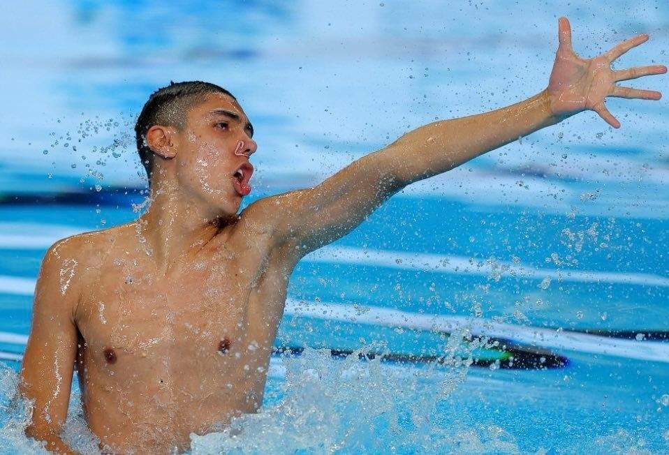 Diego Villalobos, habilidad natural para la natación artística