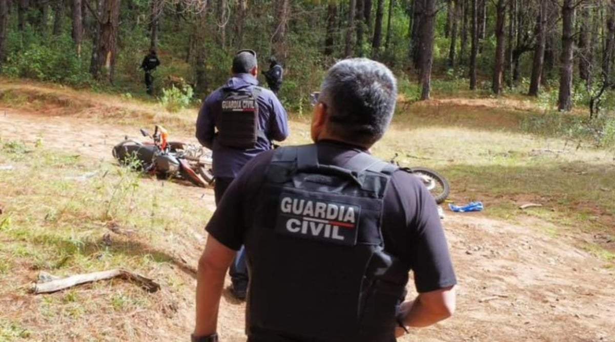 Operativo tras el enfrentamiento en Senguío