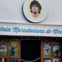 Abren en Cholula la primera "Iglesia Maradoniana" de México