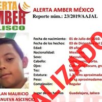 Regresa sano y salvo menor secuestrado en Guadalajara hace 10 días