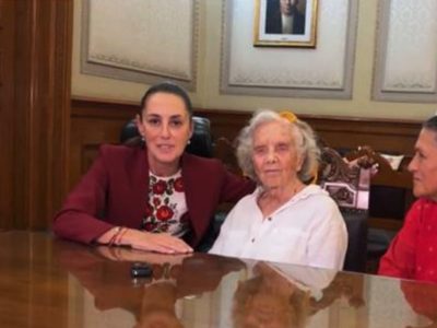 Sheinbaum felicita a Elena Poniatowska por su cumpleaños 94: “extraordinaria mujer”