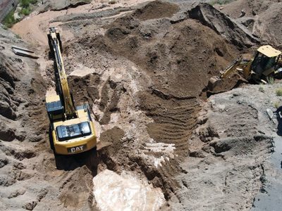 Personal del EPAS terminó de reparar el acueducto en la Ruta 7