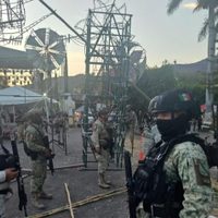Decomisan castillo de pólvora con alusiones al CJNG y a “El Mencho” en Michoacán