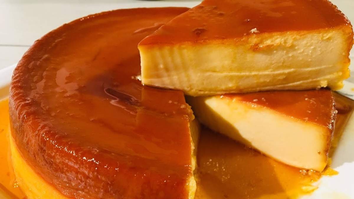 Flan cremoso de queso. Fuente: (Instagram)