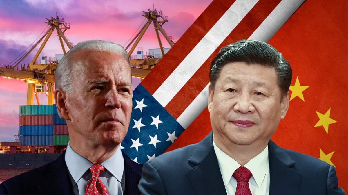 El presidente de Estados Unidos, Joe Biden, junto a su homólogo de China, Xi Jinping. Fuente: (Minuto Neuquén)
