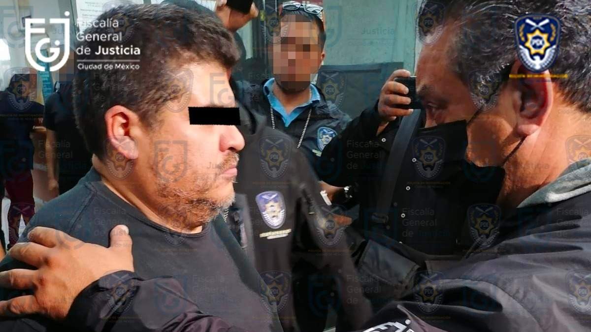 Carlo "N" al momento de su detención