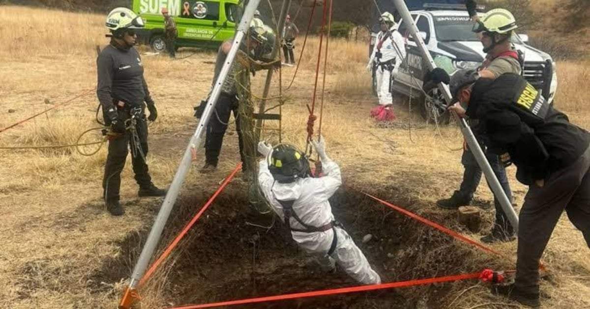 Uno de los pozos que sirvió como fosa clandestina