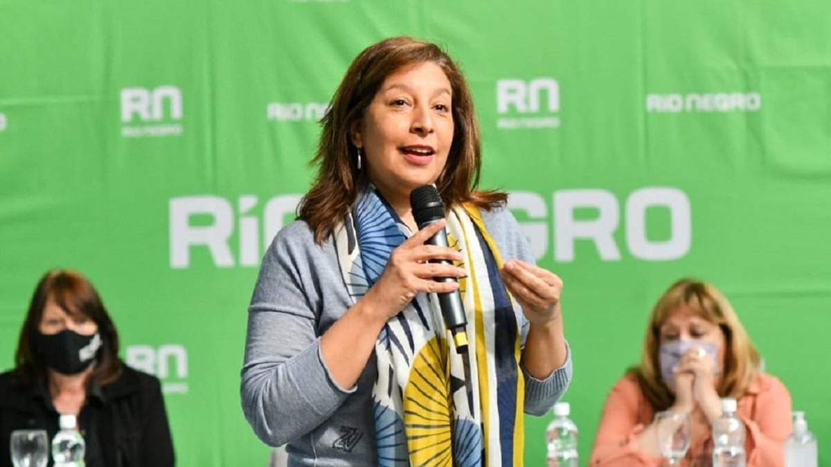 Arabela Carreras, gobernadora de Río Negro. Fuente: (Twitter)