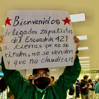 Delegación del EZLN regresa de Europa tras visitar 30 países