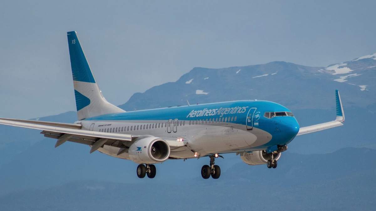 Aerolíneas Argentinas. Fuente: (Twitter)