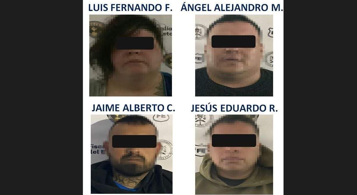 Los presuntos integrantes de la banda