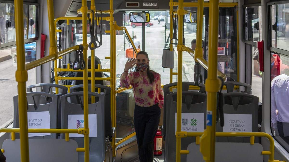 Sheinbaum supervisó la ampliación de la Línea 4 del Metrobús