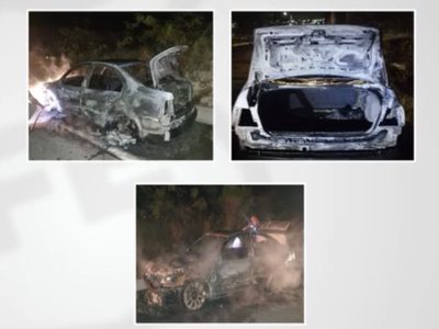 Hallan restos humanos en coche calcinado de uno de los jóvenes desaparecidos en Lagos de Moreno