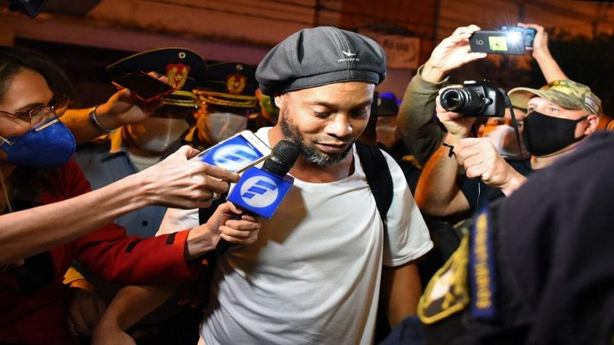Ronaldinho. Fuente: (Twitter).