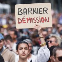 Protestan en Francia contra nombramiento de Barnier como nuevo primer ministro