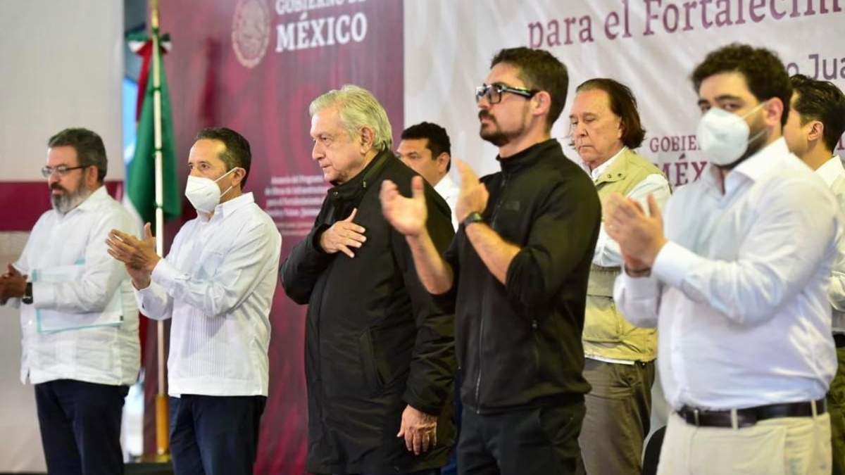 El presidente López Obrador en Quintana Roo