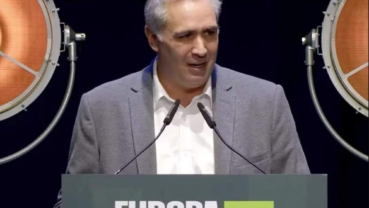 El secretario de Culto de la Nación en su exposición en el evento conservador Europa Viva 2024. Fuente: (Infobae)
