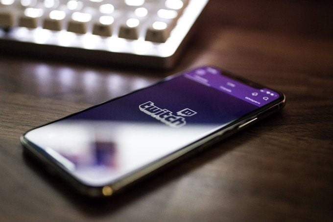 Twitch en un smartphone