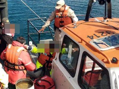 Prefectura rescató al pasajero de una excursión que tuvo un ataque de epilepsia
