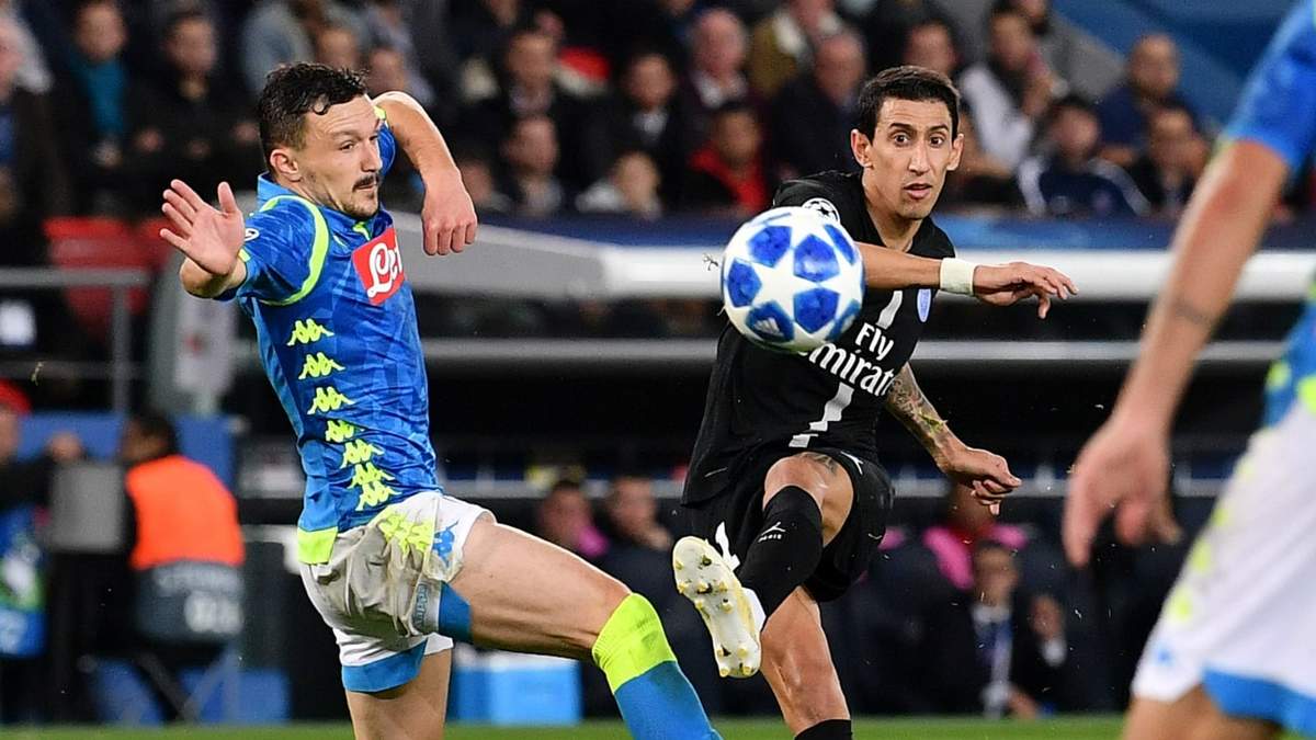 PSG vs Napoli. Fuente (Instagram)