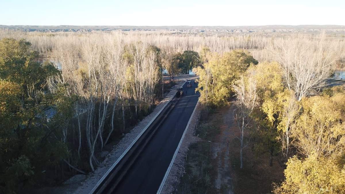 Vista aérea de la calle Tronador. Fuente: (Twitter)