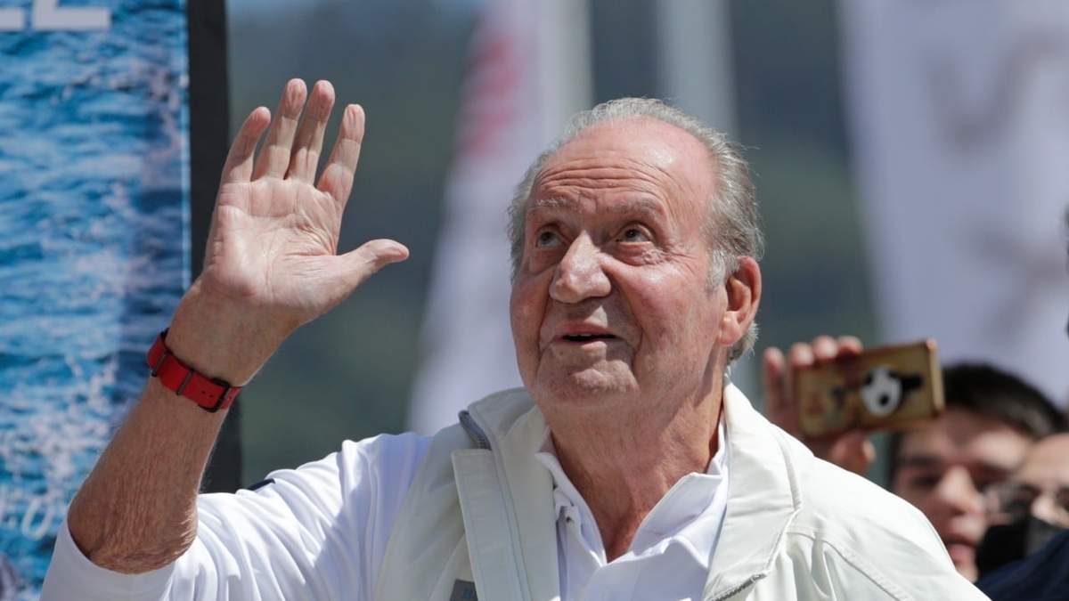 El rey emérito Juan Carlos en su visita a España