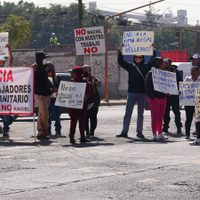 Empleados del relleno sanitario de Tlalnepantla denuncian despojo y abuso de autoridad