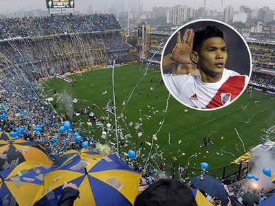 Le hizo la franja en un Superclásico: el curioso elogio de Teo Gutiérrez a La Bombonera