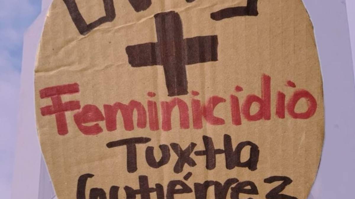 Protesta por el feminicidio de Lanny