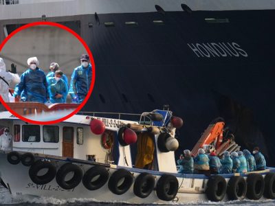 Nadie tiene síntomas, pero todos salen con mascarilla: las IMÁGENES del crucero del hantavirus