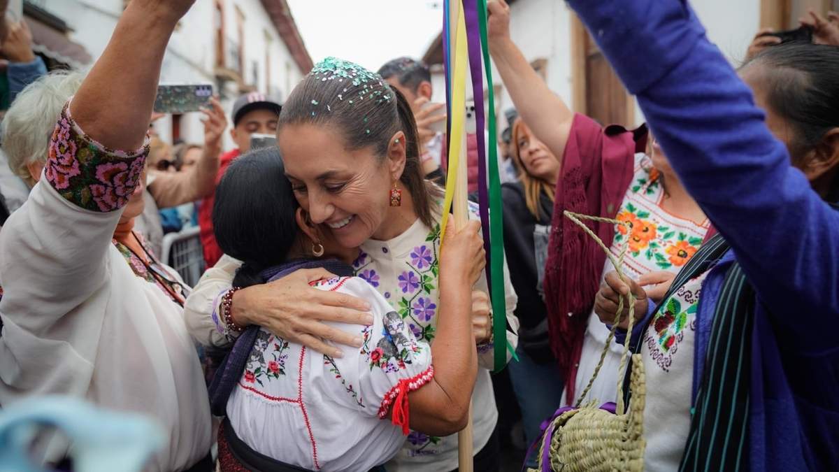 Claudia Sheinbaum en Pátzcuaro