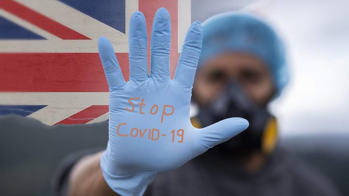Coronavirus en el Reino Unido. Fuente: (Twitter)