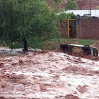 Una intensa tormenta provocó destrozos en Rincón de los Sauces