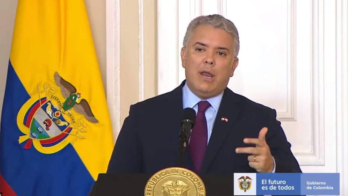 El presidente de Colombia, Iván Duque