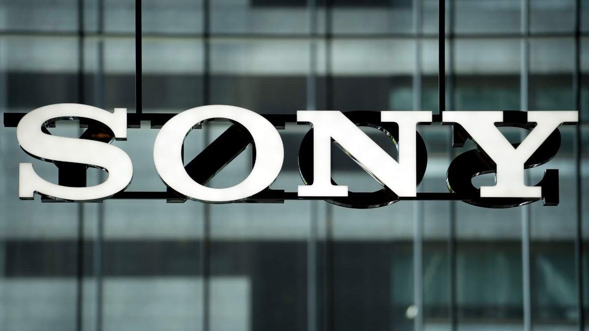 El logotipo de Sony en la sede de Tokio
