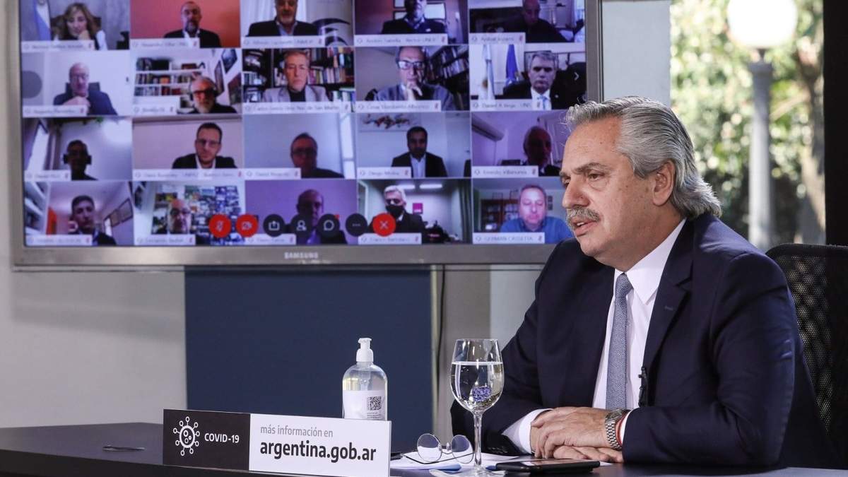 Alberto Fernández, presidente. Fuente: (Twitter)