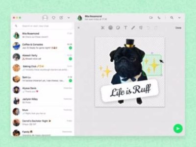 WhatsApp lanza un creador de stickers personalizados desde escritorio y Web