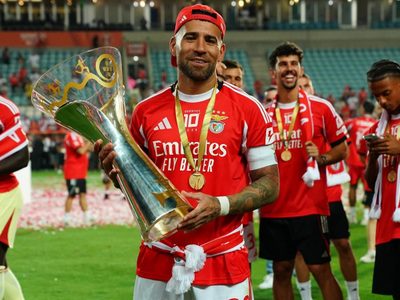 Ganador nato: el récord que alcanzó Nicolás Otamendi tras un nuevo título con Benfica