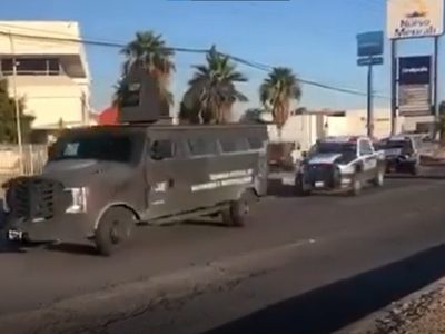 Montan mega operativo por traslado de “El Omega” a audiencia en Mexicali
