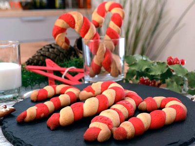 Galletitas de bastoncitos navideños: con vainilla y chocolate, para comer algo rico en las Fiestas