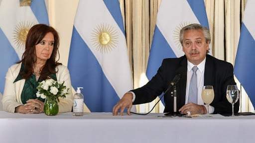 Alberto Fernández, presidente de la Nación, y Cristina Kirchner, vicepresidenta. (Fuente: Twitter)