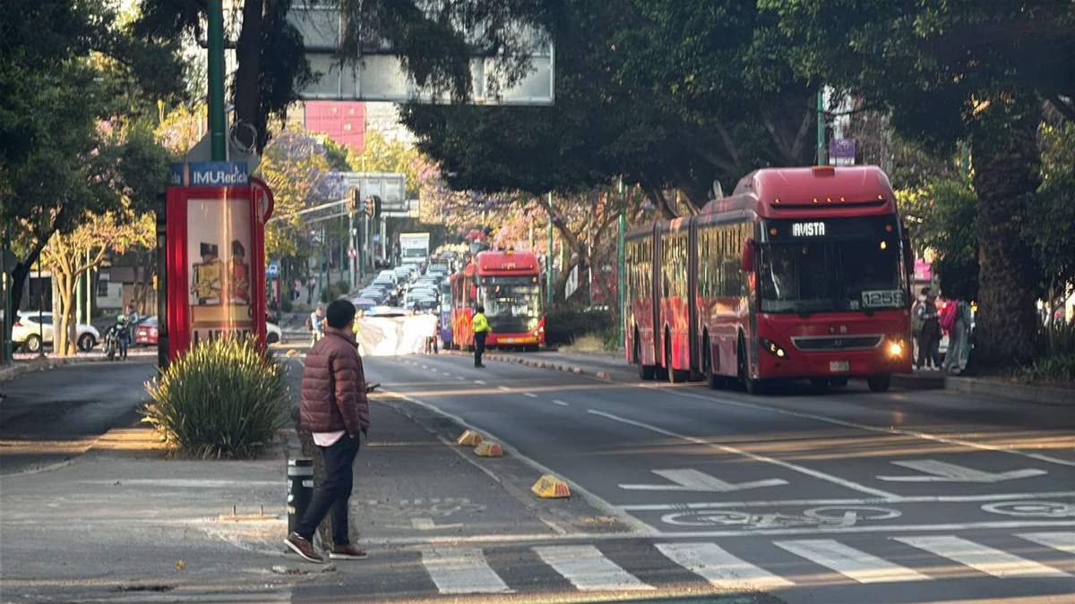 Protesta en Insurgentes Sur