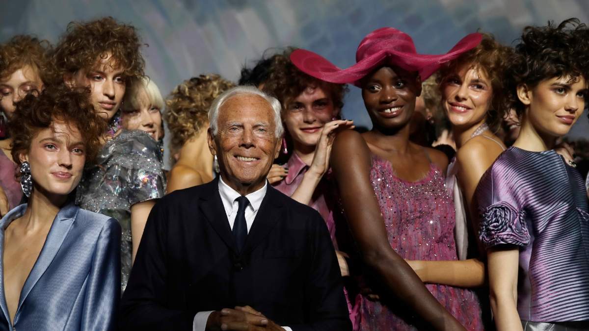 Giorgio Armani, famoso diseñador de moda