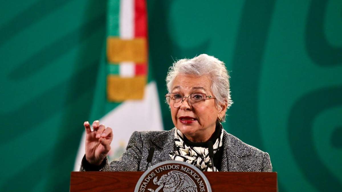 La secretaria de Gobernación, Olga Sánchez Cordero