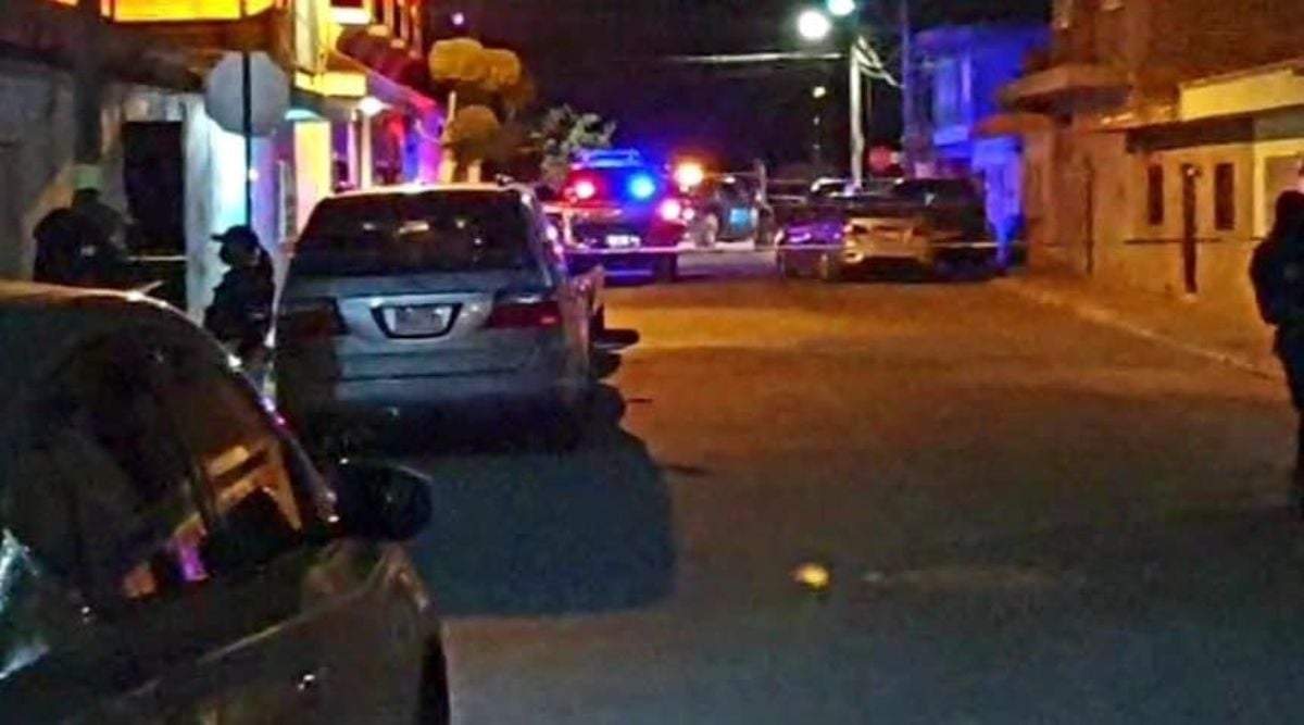 El exterior del anexo atacado la noche del viernes en Celaya, Guanajuato.