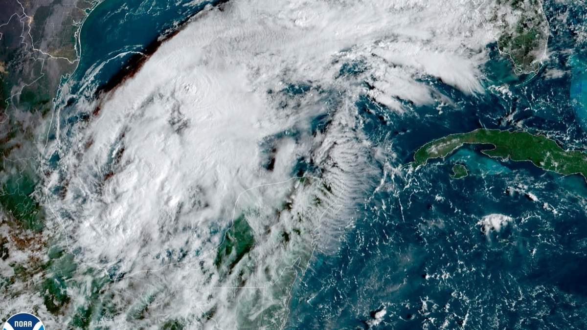 Mapa de la tormenta Karl