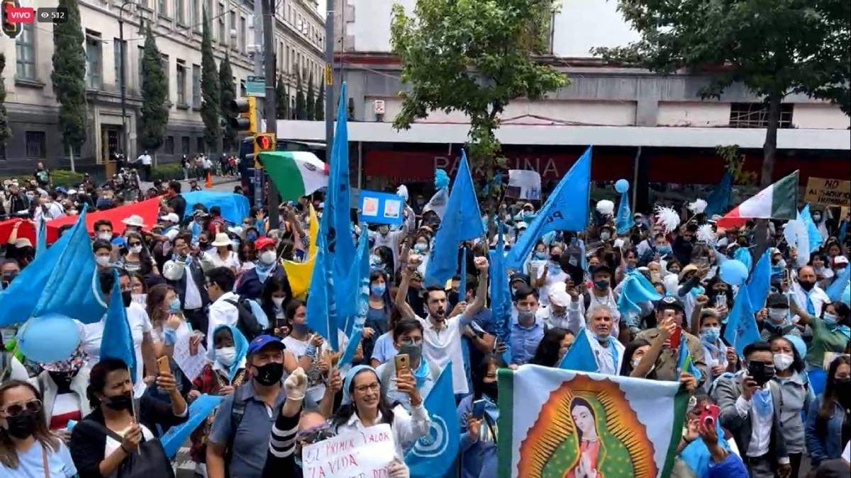 La protesta del frente