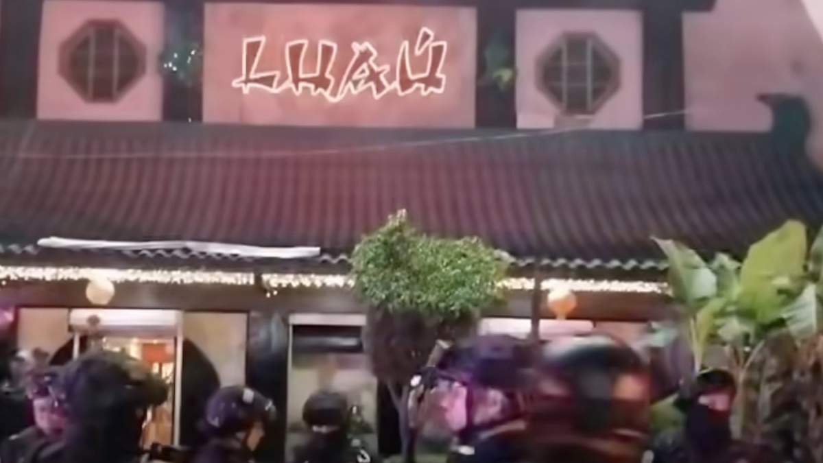 Presencia policiaca en el lugar donde se perpetrò el crimen