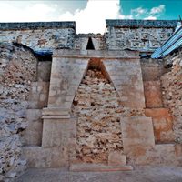 Descubren pasaje en el Palacio del Gobernador, en la zona arqueológica de Uxmal